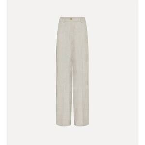 NEW FORTE FORTE women's viscose linen fil a fil pants in pesco